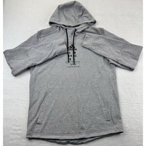 Adidas Fleece Kangaroo Pocket Hoodie Men "Only the Best for the‎ Athlete"  S